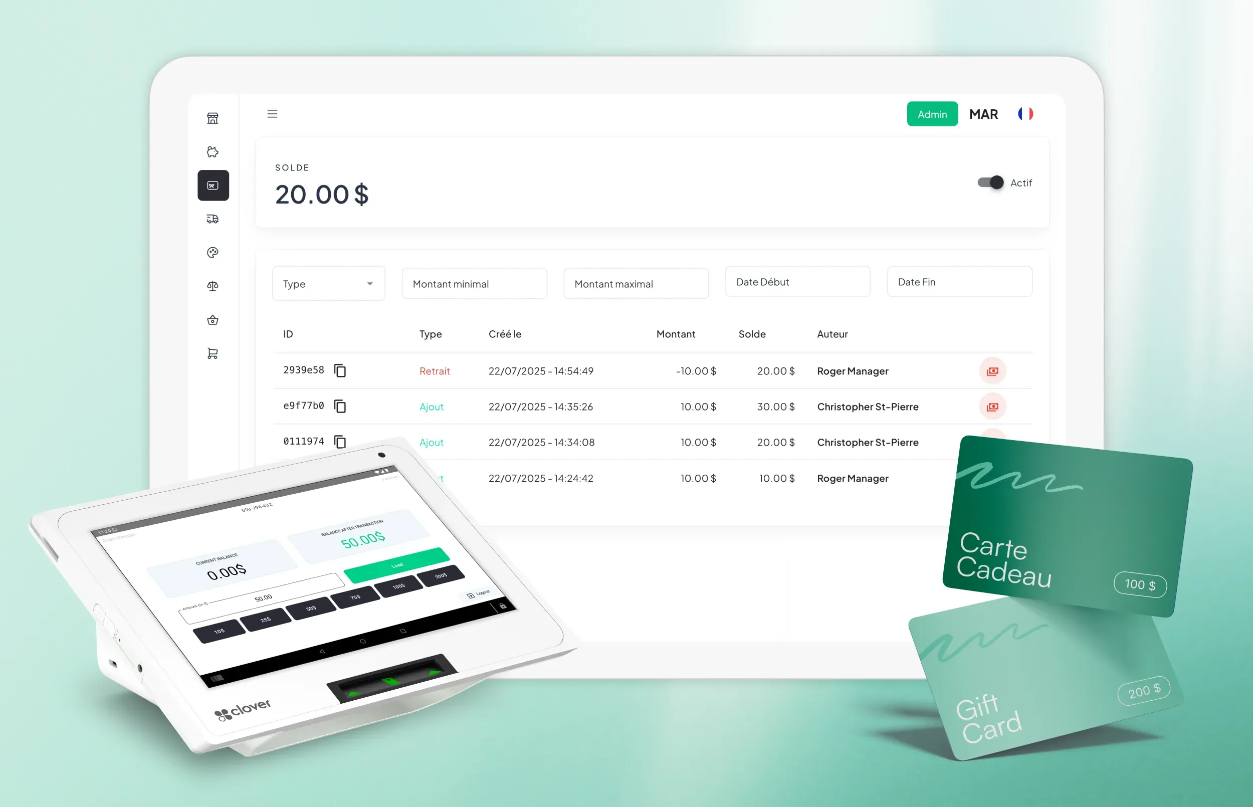 FlexyB Gift Cards Program